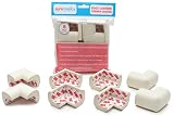 Baby Corner Guards, Edge Bumpers for Furniture, PreApplied 3M Tape, 8PC, White [並行輸入品]