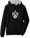 NBA Brooklyn Nets Boys 8 – 20 Primeプルオーバーパーカー, Large ( 14 – 16 )、ブラック