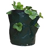 Kicode 11ガロン ストロベリープランター 屋外垂直ガーデンプラント 壁掛け植付バッグ