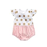 (プタス)Putars ベビー服 子供服 ロンパース 女の子 フリル 水玉柄 春 夏 新生児 歩行服 出産お祝い 記念日 プレゼント 0-18ヶ月