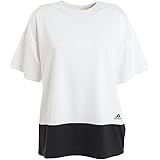[アディダス] 半袖 Tシャツ シーズナル スポーツウェア ルーズフィット カラーブロック半袖Tシャツ BUJ56 レディース