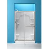 Sterling 572075-48N-G05 Prevail 48-7/8-Inch x 70-1/4-Inch Framed Sliding Bath Door with ComforTrack 