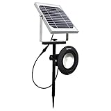 GOODGOODS LEDガーデンライト ソーラー 充電式 50W相当 電球色 ソーラーライト屋外 防水 夜間自動点灯 【一年保証】 TY18-5電球色