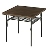 ダイニングテーブル 無垢材 ヴィンテージ風 テーブル 机 2人用 木製テーブル 〔幅80cm〕 ウォールナット