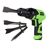 PowRyte 500031 Elite Composite Short Stroke Air Hammer with 4 Chisels by PowRyte