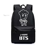 韓流グッズ ファッション 防弾少年団 可愛 BTS Bangtan Boys 花様年華Young Forever THE WINGS TOUR バッグ リュックサック (ブラック(J-HOPE))