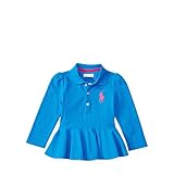 ラルフローレンの子供服　POLO　RALPHLAWREN　ベビー女の子　ビックポニー　ポロシャツ　８５ｃｍ　 (USサイズ１８（８５ｃｍ）) [並行輸入品]