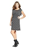 Maternal America Striped Kimonoマタニティドレス US サイズ: XL カラー: ブラック