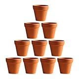 OUNONA 多肉植物ポット ミニ植物ポット ホーム 卓上 庭園 デコレーション 3x3cm 10個