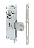 Pacific doorware Adams Riteスタイルドアほぞ穴ロックデッドボルトボディ&アルミニウムフェースプレート 31/32" BACKSET シルバー