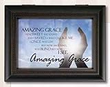 Carson Home Accents 17991 Amazing Grace Rectangle Music Box 8-Inch by 6-Inch by 2-3/4-Inch [並行輸入品]