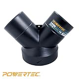 POWERTEC 70189 Y-Fitting, 6 x 4 x 4" [並行輸入品]