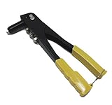 (mon luxe) ハンド リベッター DIY工具 狭い場所でも簡単 イエロー