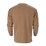 面白い Tシャツ 無地 ポロヘンリーネック 長袖 メンズ ボタン シャツ プリント イージーケア カジュアル アウトドア プリント Tシャツ