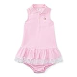 ポロラルフローレン ポニー付 ノースリーブポロドレス ピンク (女の子3～9か月用) 9M [並行輸入品]