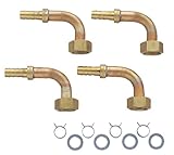 三栄水栓 【ペア樹脂管L金具セット】 ペア樹脂管T421-862の12A用 T421-14S-12A
