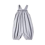 10mois コットンネルふっくらサロペット グレー 70~80cm 15144