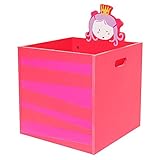 Labebe キッズ家具玩具収納木製おもちゃ箱/胸部/オーガナイザー、玩具収納に最適な収納バスケット、整理ベビーおもちゃ、保育園、子供玩具、ベビー服、ギフトバスケット - ピンク