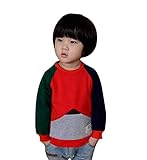 ピュアコットンベイビービブスラブリーベイビーペインティングスモックスオレンジレッド、90-100cmの高さ