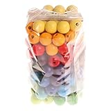 Grimm's Spiel & Holz Design（グリムス社） 木製カラービーズ 12mm 120個入り【SH10260】