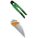 フジ矢 ワイヤーカッター(アルミ) 六角棒レンチ(9本組) セット(WC1-190 FHW-900S)