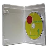 13mm厚1枚収納ブルーレイケース ホワイト3個_アマゾン配送 Blu-rayDiscケース ロゴ有り