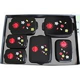 『内祝 お返し 快気祝 引き出物 結婚内祝 出産内祝 引越 ご挨拶などに人気の商品』　竹炭入ごはん用スチーマー＆保存容器6点セット　【のし・包装可】