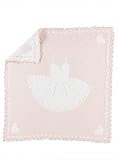 Barefoot Dreams ベアフットドリームス コージーシック スカラップ ブランケット Cozy Chic Scallp Blanket #551 (ピンク/チュチュ) [並行輸入品]