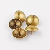 Newone 【50個】 太鼓鋲 直径16mm/19mm/23mm ブロンズ ＤＩＹ 古銅 スタッズ ピン 手工芸品の釘 (直径：23mm；23*15mm)