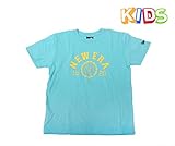 NEW ERA(ニューエラ) キッズ Tシャツ カレッジ アクアブルー