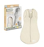 Woombie Convertible Baby Swaddle with Vent- Easy to Use Natural Approach to Swaddling - Stretchy, Sn