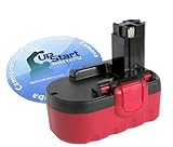 Bosch GDS 18 V-HT 互換バッテリー : Bosch 18V 電動 工具用 バッテリー対応 (1300mAh, 18V, ニカド)
