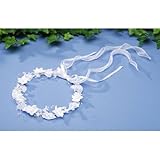 Darice vl6302、スターフラワー/パールセンターリボン仕上げクラウン