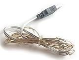 Champs(シャン) ワイヤー LED イルミネーション ロープ ライト (ロープ,USB,2M)