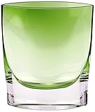 Badash Samantha European Mouth Blown Vase, 8-Inch, Spring Green [並行輸入品]