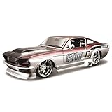 Maisto（マイスト） 1/24 フォード 1967 マスタング GT シルバー ハーレーダビッドソンカスタムシリーズ ／ ミニカー ダイキャストカー 完成品 32168