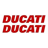 labelbike - オートバイタンク用レタリングステッカー 2 枚キット為に Ducati Racing