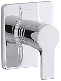 Kohler K-T10449-4-CP Singulier Thermostatic Transfer Valve Trim, Polished Chrome [並行輸入品]