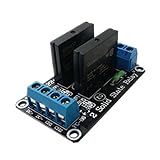 Dolity 抵抗ヒューズ付き　12v 2チャンネル　G3MB-202P　ソリッド　ステート　リレー　モジュール　交換性　便利性