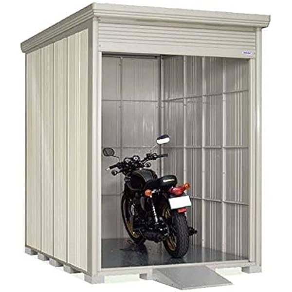 タクボ物置 バイクシャッターマン（床付き） 一般型 標準 ... - Amazon
