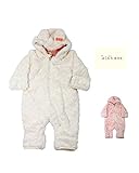 【子供服】 kids zoo (キッズズー) ふわふわもこもこモケット耳付カバーオール 70cm，80cm W64709