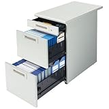 脇机 ホワイト&amp;エルグレー RJデスクII シリーズ PLUS 3段 RJ-047A-3 WH LGY 引出H59+265mm*2 エルグレー364817