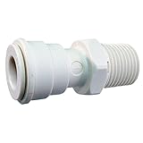 ブルーHawk 3 / 8 Dia PEX To 1 / 2インチストレートインラインオスアダプタ圧縮継手