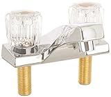 EZ - Flo 10277lf 2ハンドル洗面所蛇口無水式