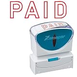 シャチハタ スタンプ ビジネス用 キャップレス B型 赤 PAID X2-B-10052