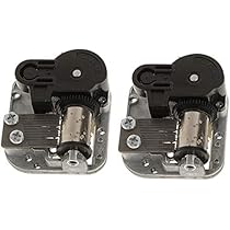 Amazon | 2点セット オルゴール ムーブメント音楽ボックスパーツ 機械