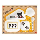 『出産祝 内祝 お祝い プレゼントなどに人気の商品』　　ミキハウス　ダブルB　テーブルウェアセット