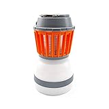 LORIA・JP 蚊取り器 電撃殺虫器 害獣・害虫・蚊対策 吸引式捕虫器 アウトドア 室内用 LED キャンプライト ランタン 2200mAh 電池式 IP67全身防水 UV光源誘引式 LED ライト