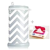 Ubbi　ウッビーおむつペール（グレーシｪブロン）　ウェットシートカバー付