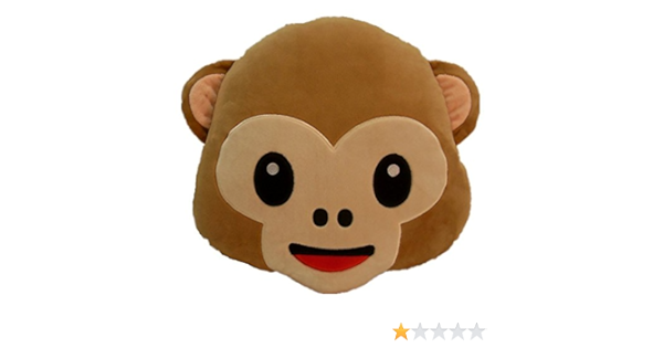 Amazon A Bクルー12 6 絵文字スマイリーmonkey顔文字クッション枕ぬいぐるみぬいぐるみソフトおもちゃ 枕 抱き枕 オンライン通販
